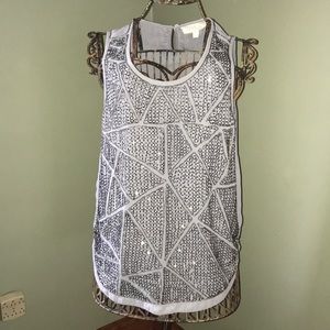 Olive & Oak Beaded Tank - Size S